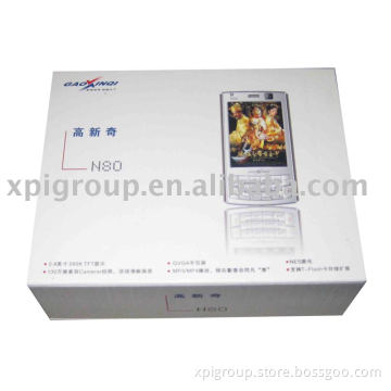 electronics mobile phone headphone packaging box/promotional gifts packing box